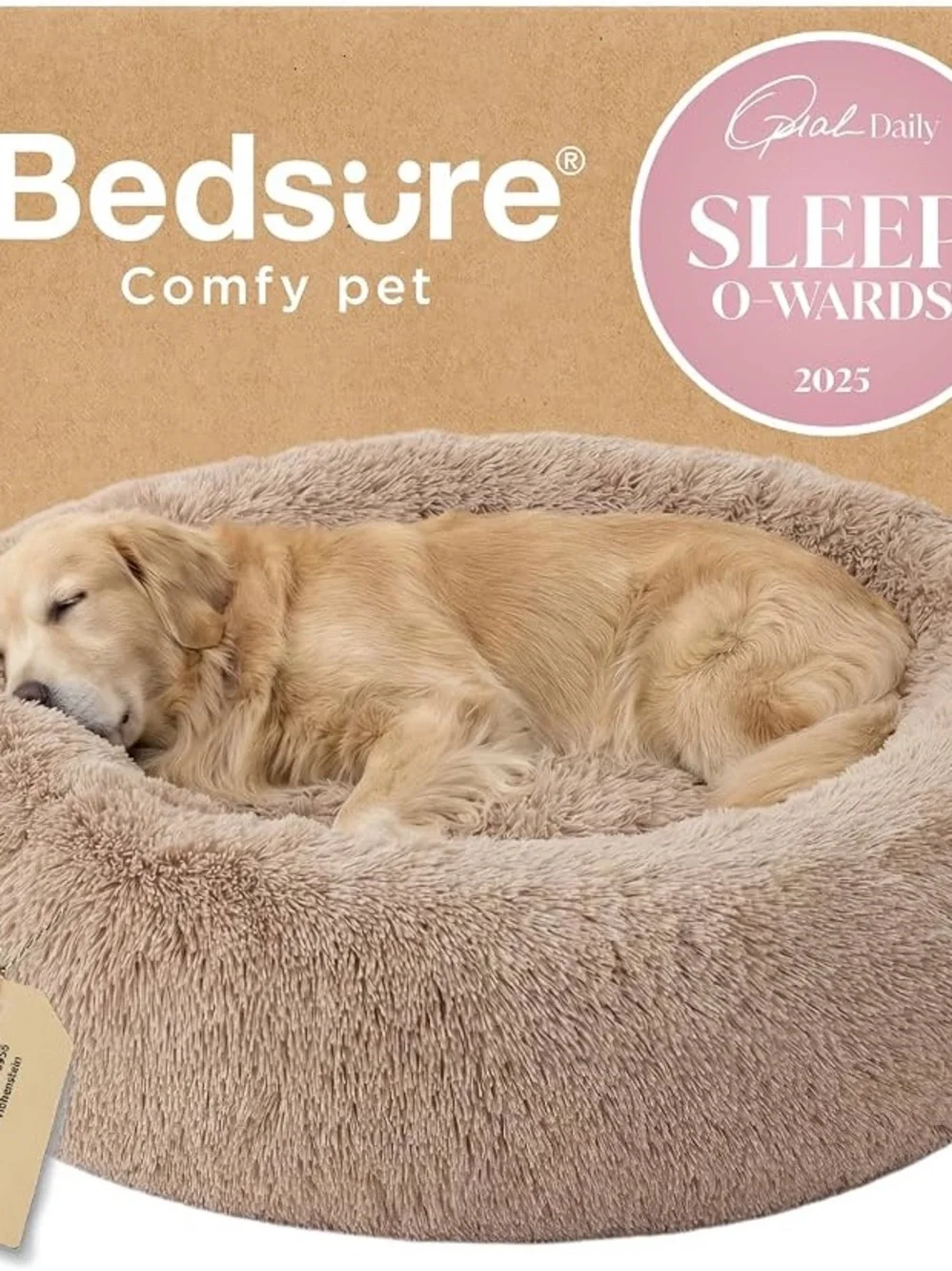 BEDSURE SUPER SOFT XLARGE ANTI ANXIETY PET BED 🐾🐾🐶✨🤎🌟